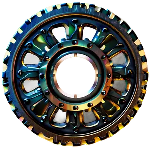 Steampunk Gear Disc Png Itn87 PNG Image