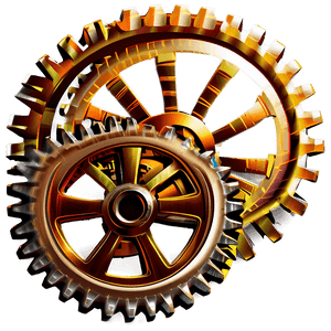 Steampunk Gears PNG gxb PNG