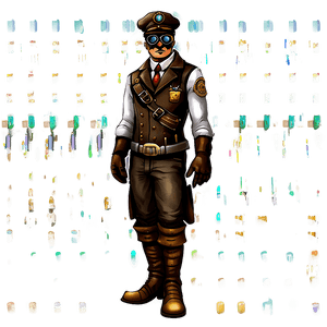 Steampunk Pilot PNG jhi94 PNG with transparent background