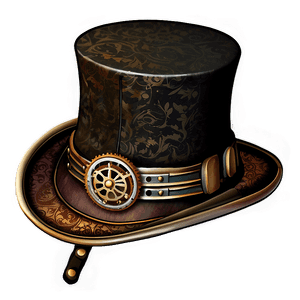 Steampunk Top Hat PNG 05042024 PNG image with transparent background