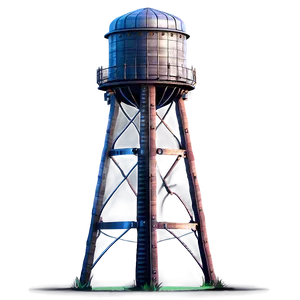 Steampunk Water Tower Png Rtt PNG Image