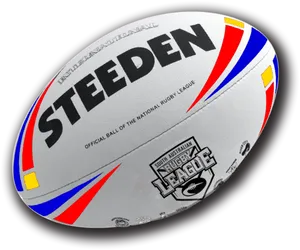 Steeden Rugby League Ball PNG Image