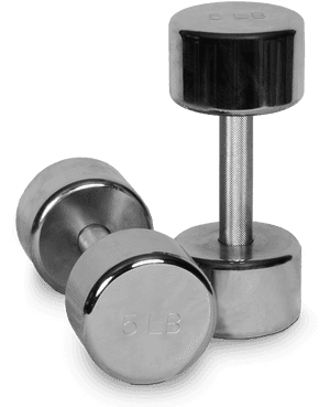 Dumbbells Silver - Gym Dumbbells Png, Transparent Png PNG
