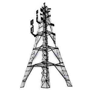 Steel Structure Cell Tower PNG alp PNG