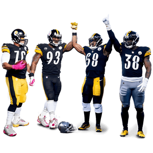Steelers Victory Celebration PNG qsa66 PNG image with transparent background