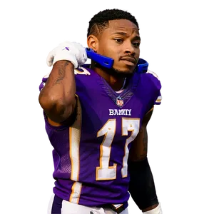 Stefon Diggs In-game Focus Png 06202024 PNG Image