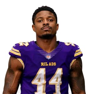 Stefon Diggs Playoff Intensity Png Jpl70 PNG Image