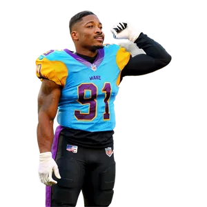 Stefon Diggs Pre-game Warmup Png Ins22 PNG Image