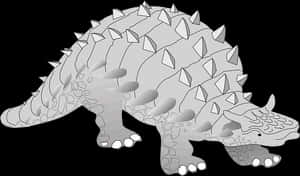 Stegosaurus Vector Illustration PNG with transparent background