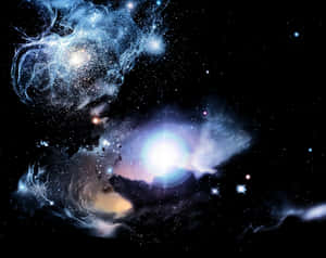 Stellar Nebula Galaxy Formation PNG image with transparent background