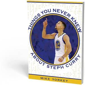 Steph Curry Book Cover PNG Image