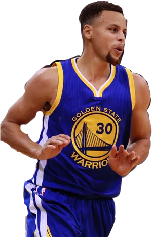 Steph Curry Golden State Warriors Action Shot PNG Image