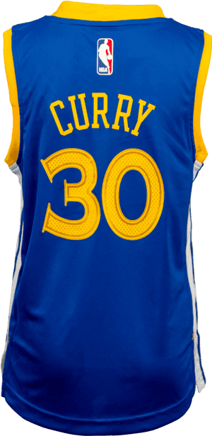 Adidas Golden State Warriors Stephen Curry Youth Road - Golden State Warriors Jersey Png, Transparent Png PNG