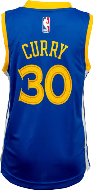 Steph Curry30 Warriors Jersey Back PNG Image