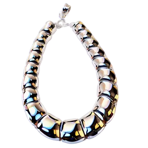 Sterling Silver Necklace Png Blh40 PNG Image