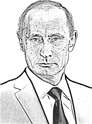 President Of Russia Drawing Politician Line Art - Russia Drawing PNG with transparent background