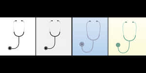 Stethoscope Vector Set PNG