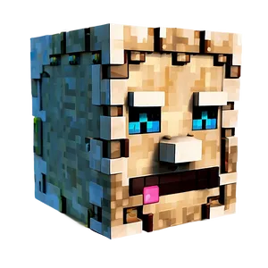 Steve Minecraft Exploration Head Png 06282024 PNG Image