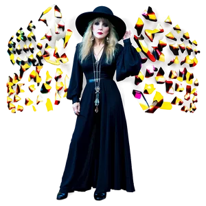 Stevie Nicks 80s Look Png 06252024 PNG Image