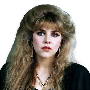 Stevie Nicks 80s Look Png Mdl88 PNG Image