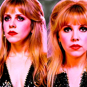 Stevie Nicks In Sequins Png 06252024 PNG Image