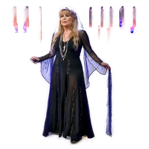 Stevie Nicks Live Performance Png Crc PNG Image