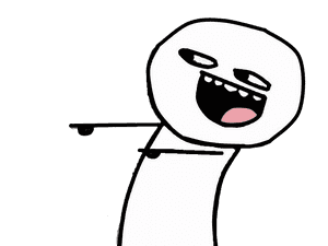 Stick Figure Laughing Meme.png PNG image with transparent background