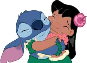 Sticker Liloandstitch Lilo - Lilo And Stitch Cute, HD Png Download PNG with transparent background