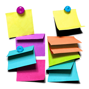 Sticky Note with Magnet PNG eah PNG