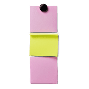 Sticky Note with Magnet PNG frj57 PNG