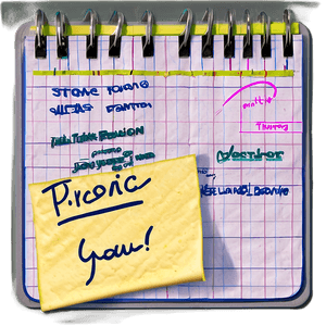 Sticky Note with Text PNG 42 PNG