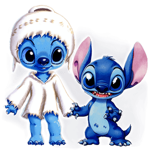 Stitch and Angel PNG 05212024 PNG image with transparent background