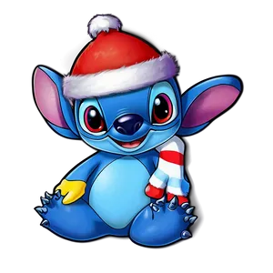 Stitch And The Christmas Penguin Png 21 PNG Image