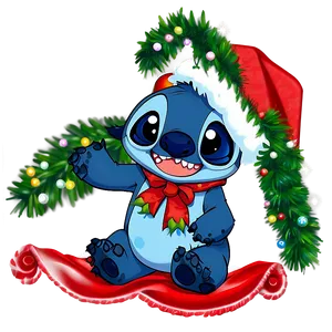 Stitch Christmas Spirit Png Gvg52 PNG Image