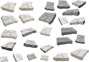 Stepping Stones Top View Png, Transparent Png PNG