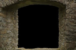 Stone Wall Archway Opening PNG