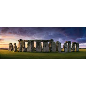 Stonehenge Panorama At Dusk Png 06252024 PNG Image