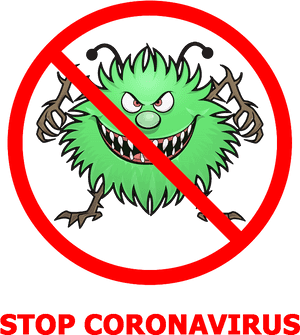 Stop Coronavirus Symbol Png Clipart - Computer Virus Png, Transparent Png PNG image with transparent background