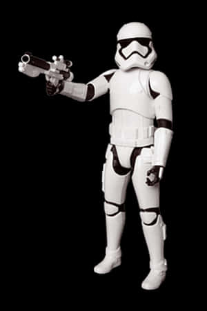 Stormtrooper_ Action_ Pose PNG with transparent background