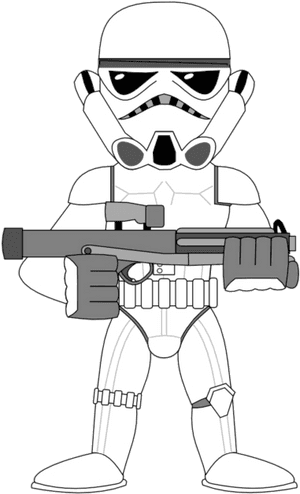 Stormtrooper Darth Vader Clipart Storm Trooper Image - Stormtrooper Clipart, HD Png Download PNG image with transparent background