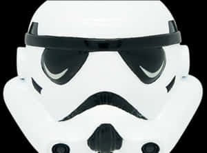 Stormtrooper Helmet Close Up PNG image with transparent background