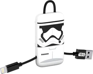 Stormtrooper Helmet Powerbank Star Wars PNG Image