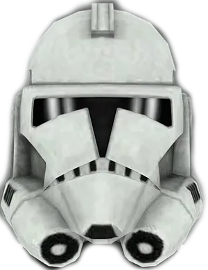 Stormtrooper Helmet Symmetry PNG Image