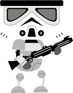 Stormtrooper Storm Trooper Star Wars Clipart Transparent - Star Wars Clipart Stormtrooper, HD Png Download PNG image with transparent background