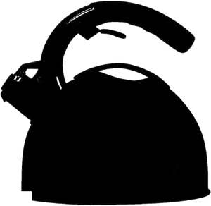 Stovetop Kettle Silhouette PNG Image