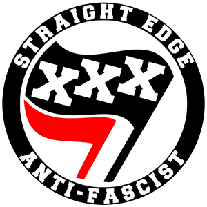 163102 - Straight Edge Anti Fascist, HD Png Download PNG with transparent background