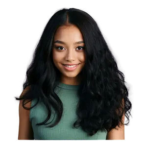 Straight Girl Hair Png Ici87 PNG Image