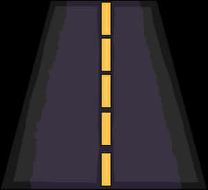 Straight Road Vector Illustration PNG image with transparent background