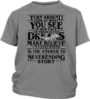 Stranger Things Turn Around Look See Face Mirror Dreams, HD Png Download PNG image with transparent background