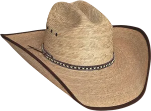 Straw Cowboy Hat Isolated PNG Image